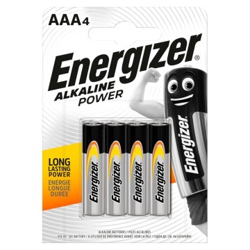 Baterie AAA (R3) ENERGIZER Alkaline Power 4szt.