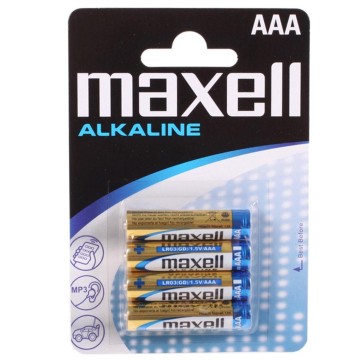 Baterie AAA (R3) MAXELL alkaliczne 4szt.