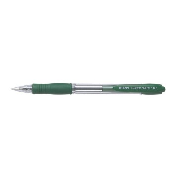 Długopis automatyczny PILOT Super Grip zielony
