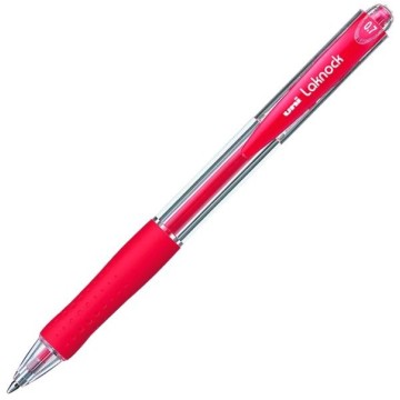 Długopis automatyczny UNI SN-100 czerwony