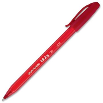 Długopis PAPER MATE Inkjoy 100 CAP M czerwony
