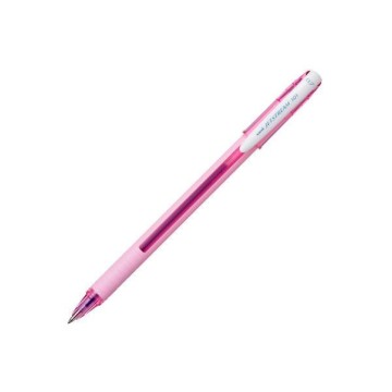 Długopis UNI SX-101FL niebieski obudowa różowa
