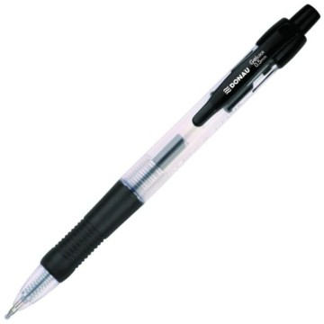 Długopis żelowy DONAU czarny automatyczny