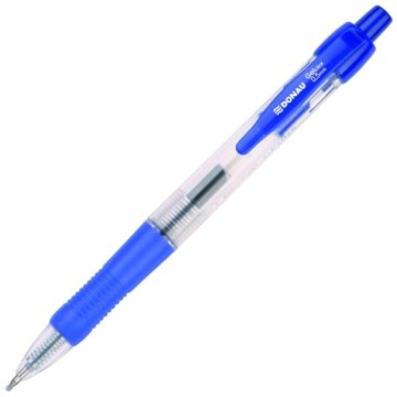 Długopis żelowy DONAU niebieski automatyczny