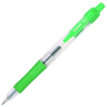 Długopis żelowy DONAU zielony automatyczny