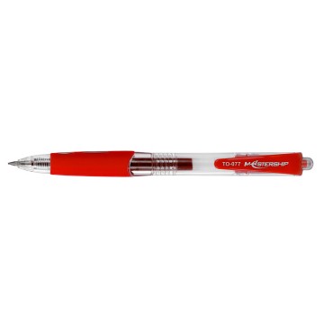 Długopis żelowy TOMA TO-077 czerwony