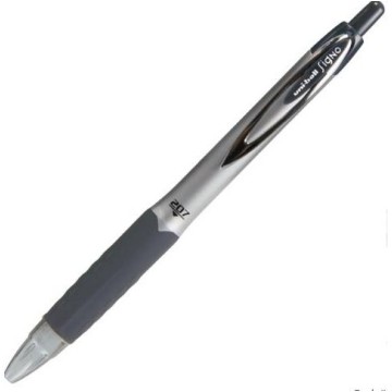 Długopis żelowy UNI UMN-207GG czarny-srebrny