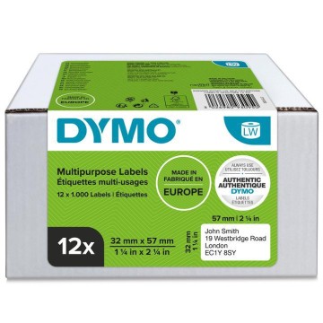 Etykiety uniwersalne DYMO LW 57 x 32mm biały 12szt
