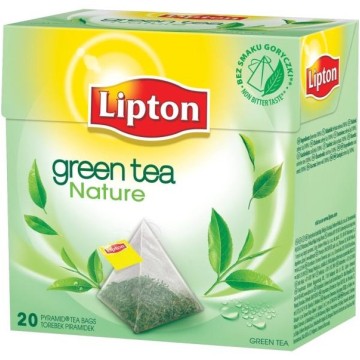 Herbata LIPTON piramidki zielona 20 torebek