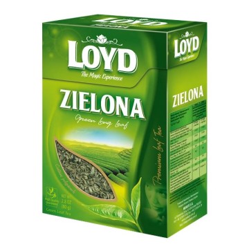 Herbata LOYD zielona liściasta 80g