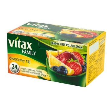 Herbata VITAX Family owocowy raj 24 torebki