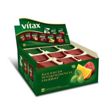 Herbata VITAX kompozycja 9 smaków 90 torebek