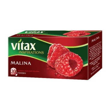 Herbata VITAX malinowa 20 torebek
