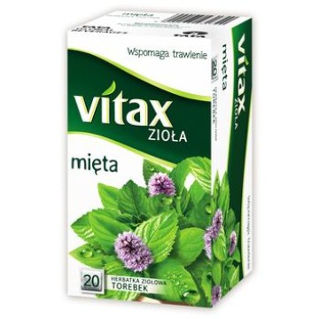 Herbata VITAX miętowa 20 torebek