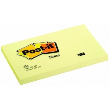 Karteczki POST-IT 127x76mm (1x100) żółte