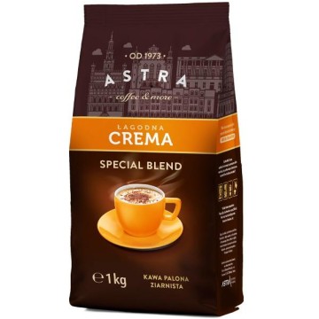 Kawa ziarnista ASTRA Crema łagodna 1kg