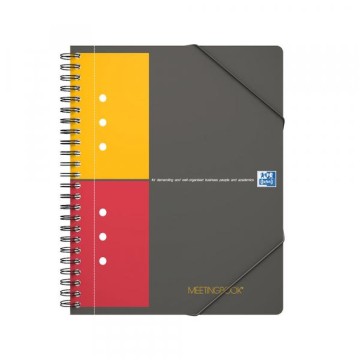 Kołozeszyt w kratkę A5+/80 OXFORD Meetingbook czar