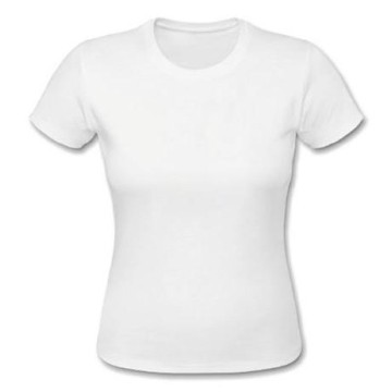 Koszulka Cotton-Touch do nadruku damska biała L