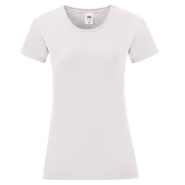 Koszulka ICONIC do nadruku damska biała XS