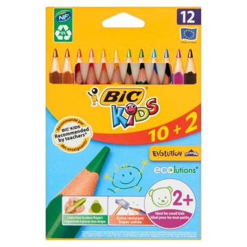 Kredki ołówkowe BIC evolution 12 kolorów