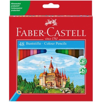 Kredki ołówkowe FABER CASTELL Zamek 48 kolorów