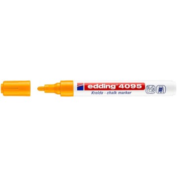Marker kredowy EDDING 4095 pomarańczowy okr.