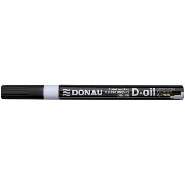 Marker olejowy DONAU D-OIL biały 2,2mm okr.