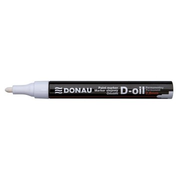 Marker olejowy DONAU D-OIL biały 2,8mm okr.