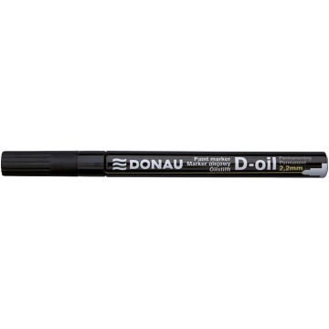 Marker olejowy DONAU D-OIL czarny 2,2mm okr.