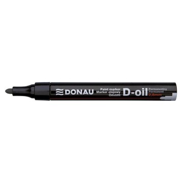 Marker olejowy DONAU D-OIL czarny 2,8mm okr.
