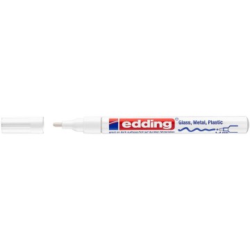 Marker olejowy EDDING 751 biały 1-2mm okr.