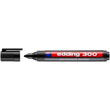 Marker permanentny EDDING 300 czarny okr.