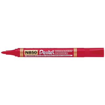 Marker permanentny PENTEL N850 czerwony okr.
