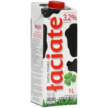 Mleko ŁACIATE UHT 3,2% 1l
