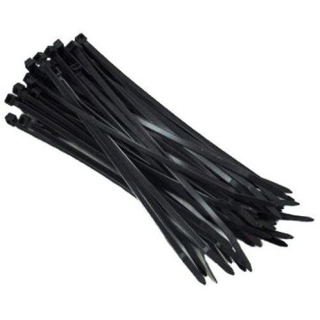 Opaski kablowe UV 3,6mmx300mm 100szt. czarne