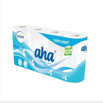 Papier toaletowy AHA 8szt. 2-warstwowy biały