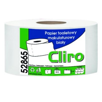 Papier toaletowy Jumbo CLIRO 52865 12szt. biały