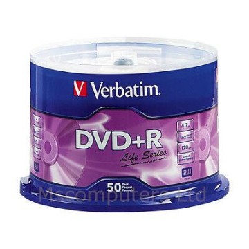 Płyta DVD+R cake 50 szt VERBATIM