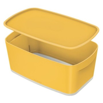 Pojemnik LEITZ MyBox Cosy z pokrywką żółty