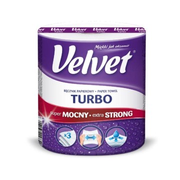 Ręcznik w roli VELVET Turbo 3-warstwow
