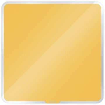 Tablica magnet. szklana LEITZ Cosy 45x45cm żółta
