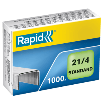 Zszywki 21/4-1M RAPID Standard 1000 szt.